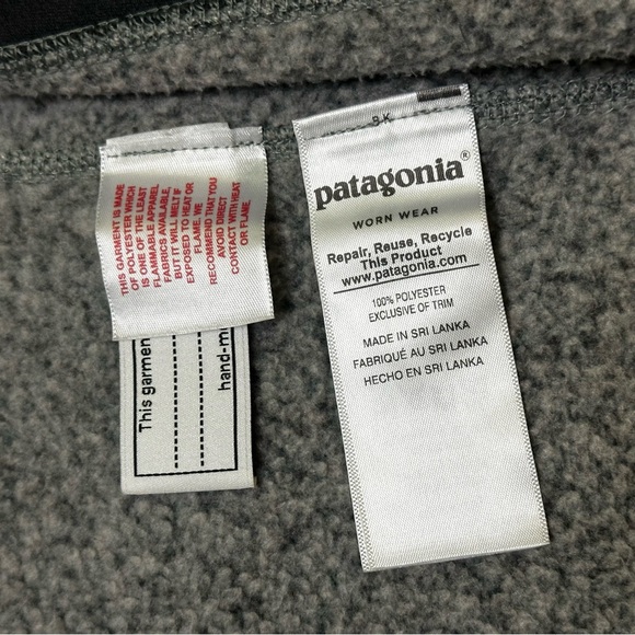 Patagonia Women’s Heather Gray Fleece Vest Size L - Picture 9 of 13